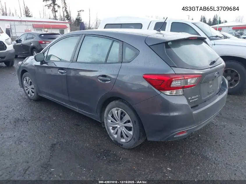 4S3GTAB65L3709684 2020 Subaru Impreza 5-Door