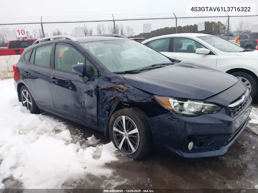 4S3GTAV61L3716322 2020 Subaru Impreza Premium 5-Door
