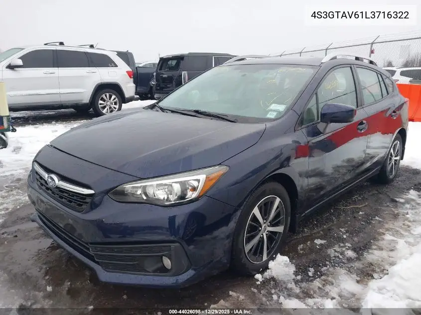 4S3GTAV61L3716322 2020 Subaru Impreza Premium 5-Door