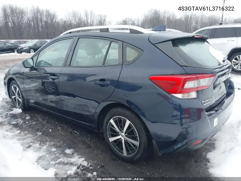4S3GTAV61L3716322 2020 Subaru Impreza Premium 5-Door