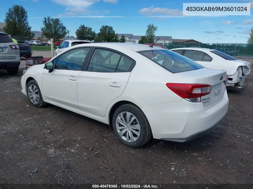 4S3GKAB69M3601024 2021 Subaru Impreza Sedan