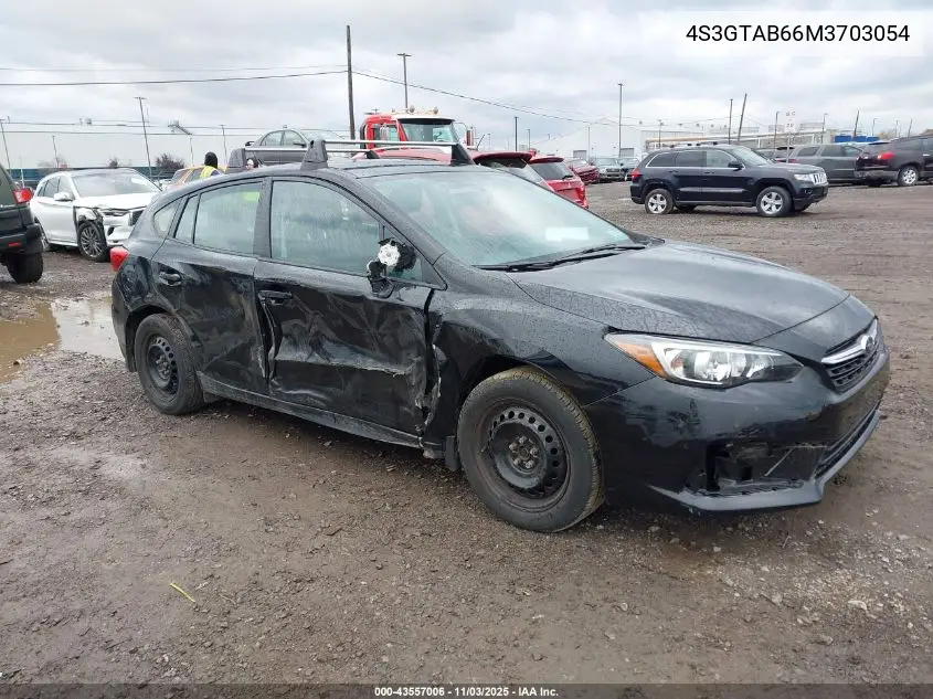 4S3GTAB66M3703054 2021 Subaru Impreza 5-Door