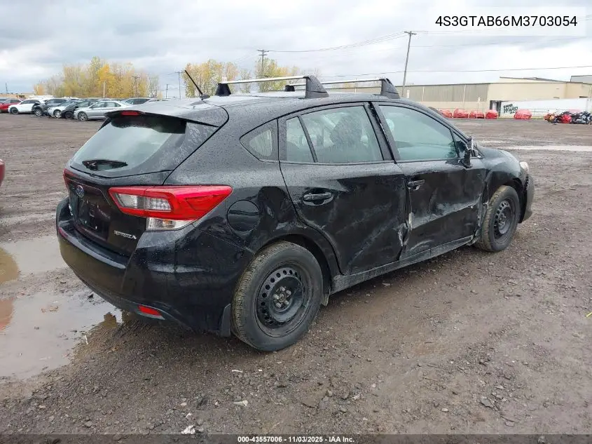 4S3GTAB66M3703054 2021 Subaru Impreza 5-Door