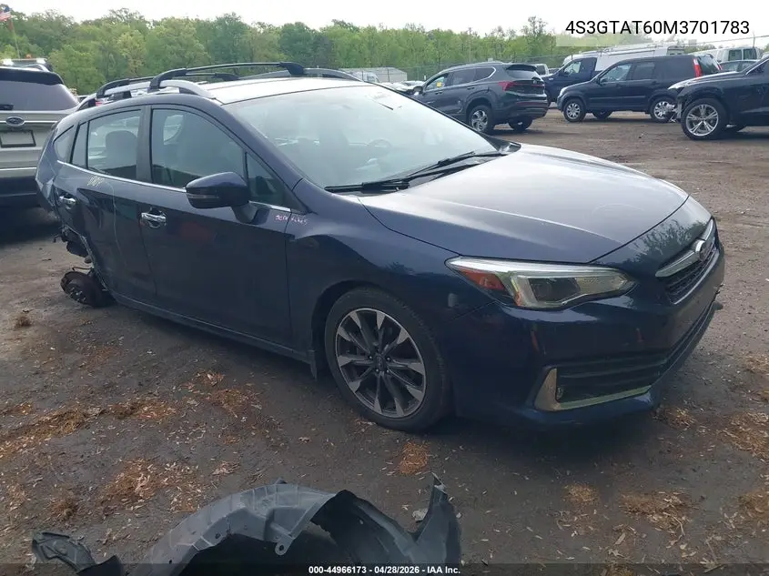 2021 Subaru Impreza Limited 5-Door VIN: 4S3GTAT60M3701783 Lot: 44966173