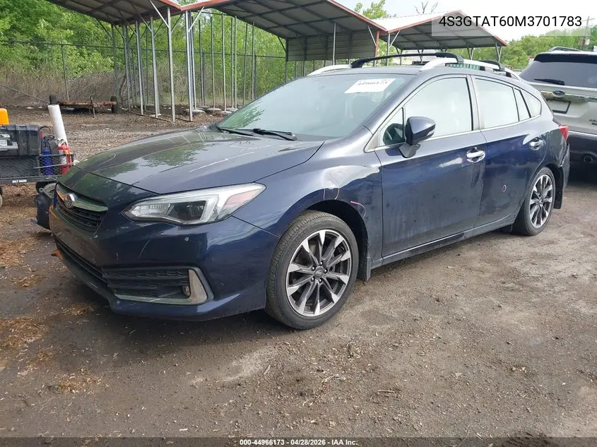 2021 Subaru Impreza Limited 5-Door VIN: 4S3GTAT60M3701783 Lot: 44966173