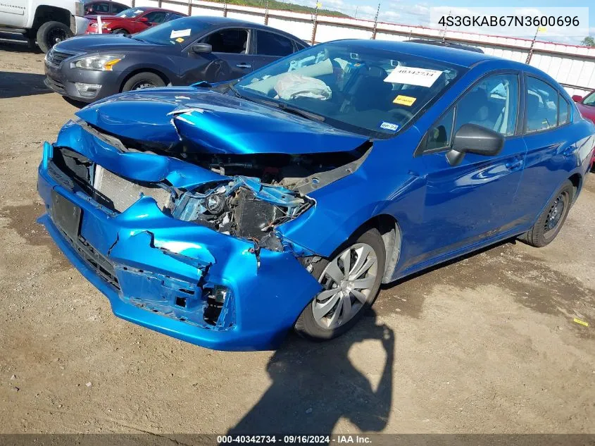 4S3GKAB67N3600696 2022 Subaru Impreza Base