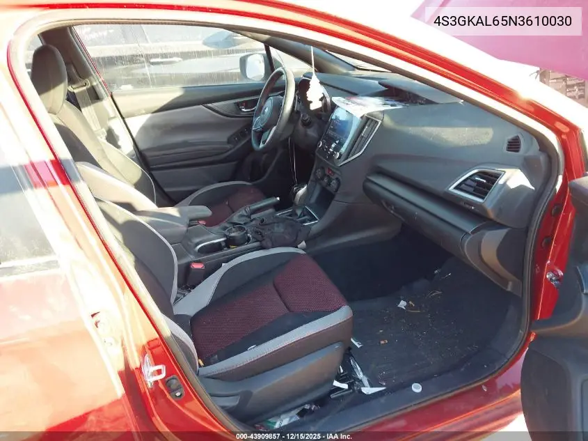 4S3GKAL65N3610030 2022 Subaru Impreza Sport