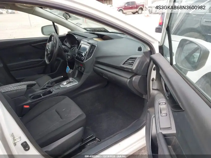 4S3GKAB68N3600982 2022 Subaru Impreza Base