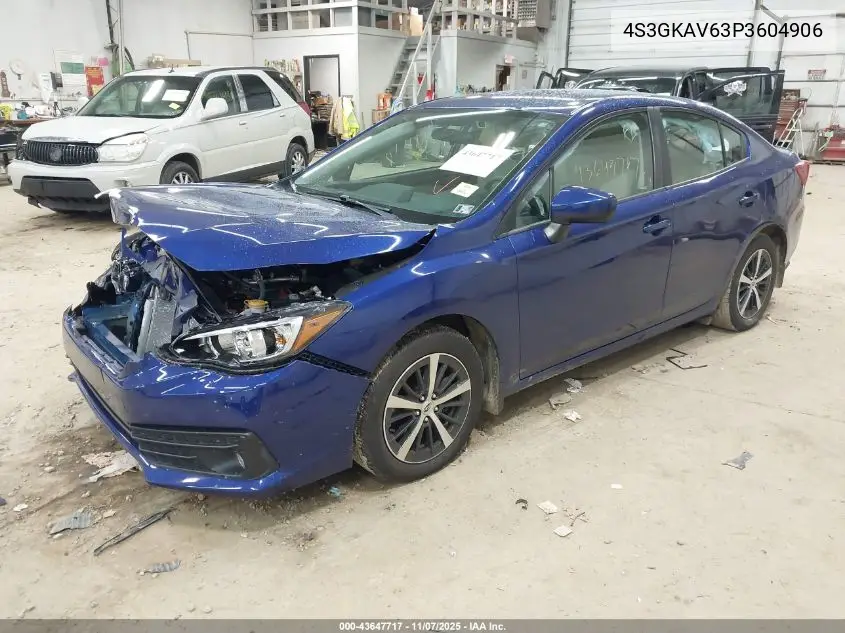 4S3GKAV63P3604906 2023 Subaru Impreza Premium