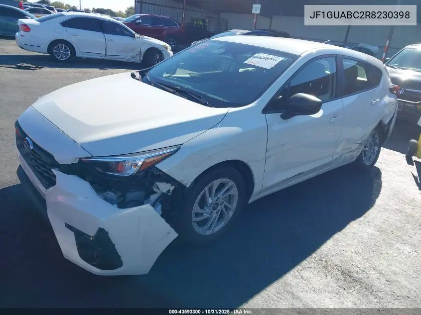 JF1GUABC2R8230398 2024 Subaru Impreza Base 5-Door