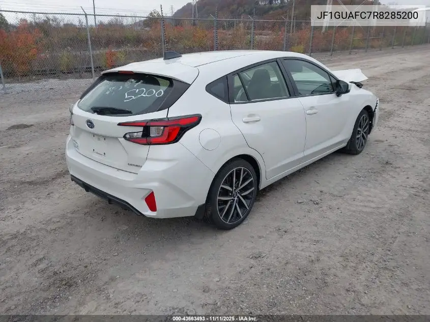 JF1GUAFC7R8285200 2024 Subaru Impreza Sport 5-Door