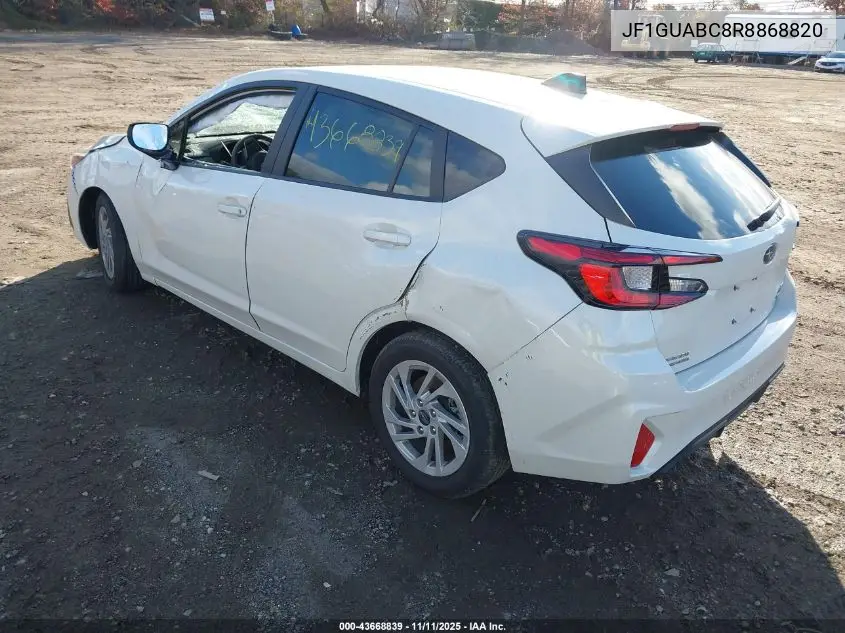JF1GUABC8R8868820 2024 Subaru Impreza Base 5-Door