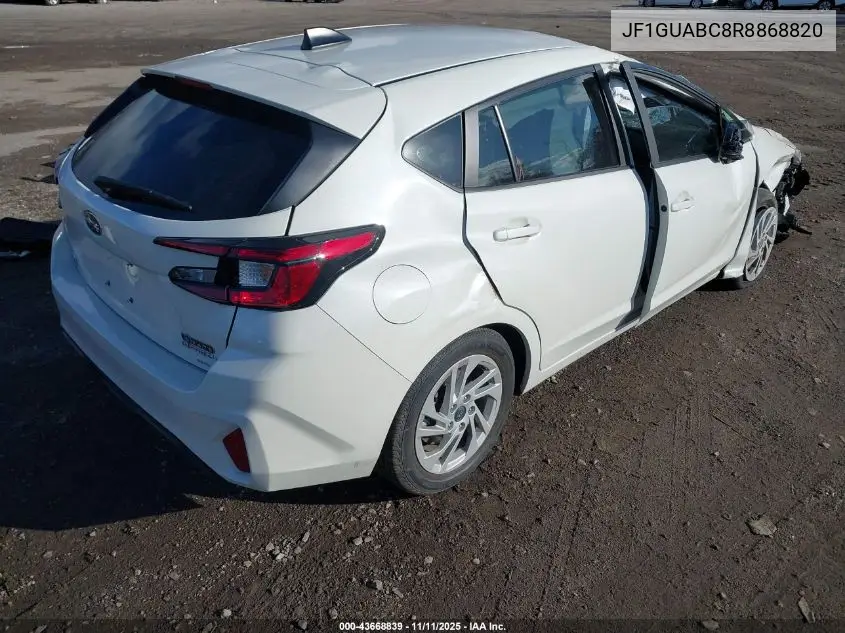 JF1GUABC8R8868820 2024 Subaru Impreza Base 5-Door