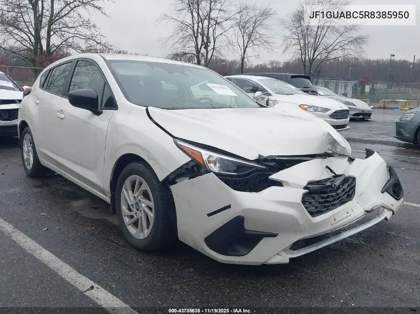 JF1GUABC5R8385950 2024 Subaru Impreza Base 5-Door