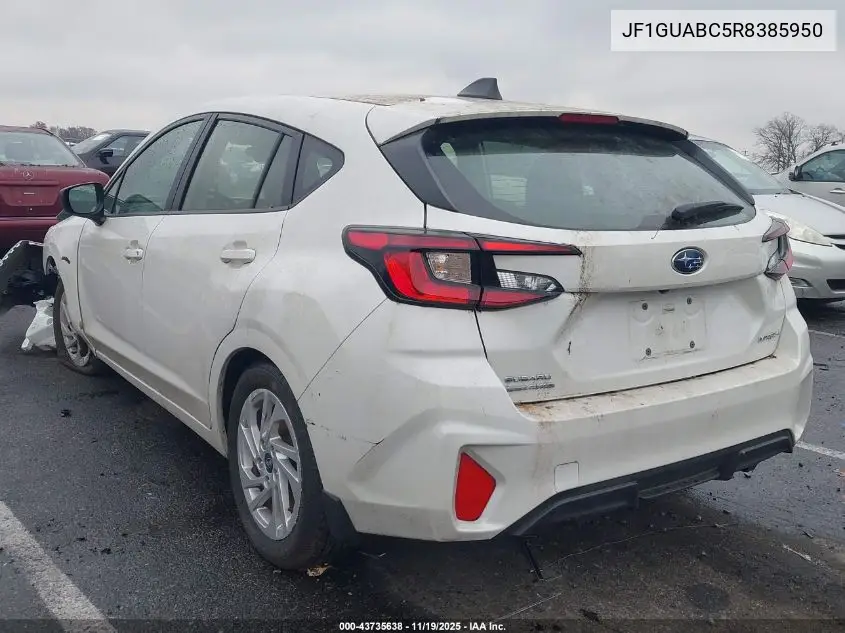 JF1GUABC5R8385950 2024 Subaru Impreza Base 5-Door