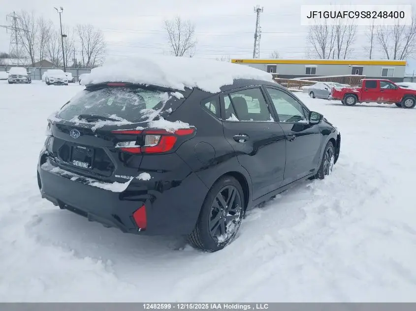 JF1GUAFC9S8248400 2025 Subaru Impreza Touring 5-Door