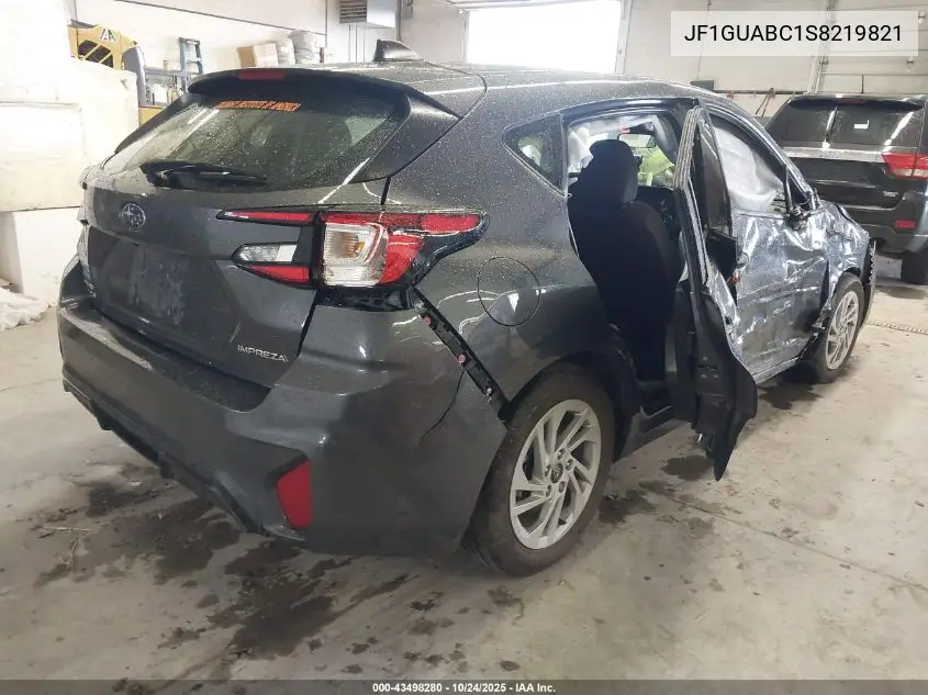 JF1GUABC1S8219821 2025 Subaru Impreza Base 5-Door