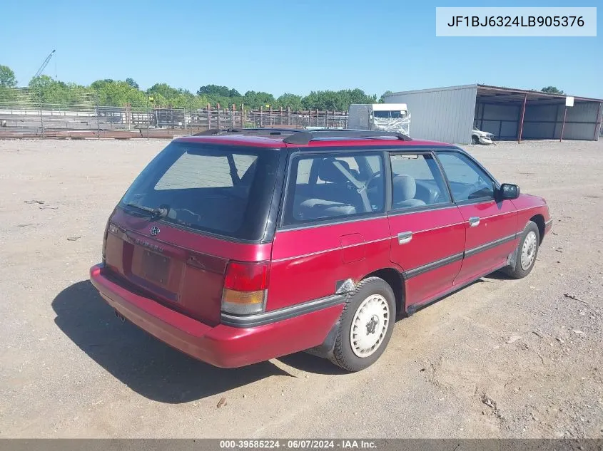 JF1BJ6324LB905376 1990 Subaru Legacy L/Hx/Px/Rx