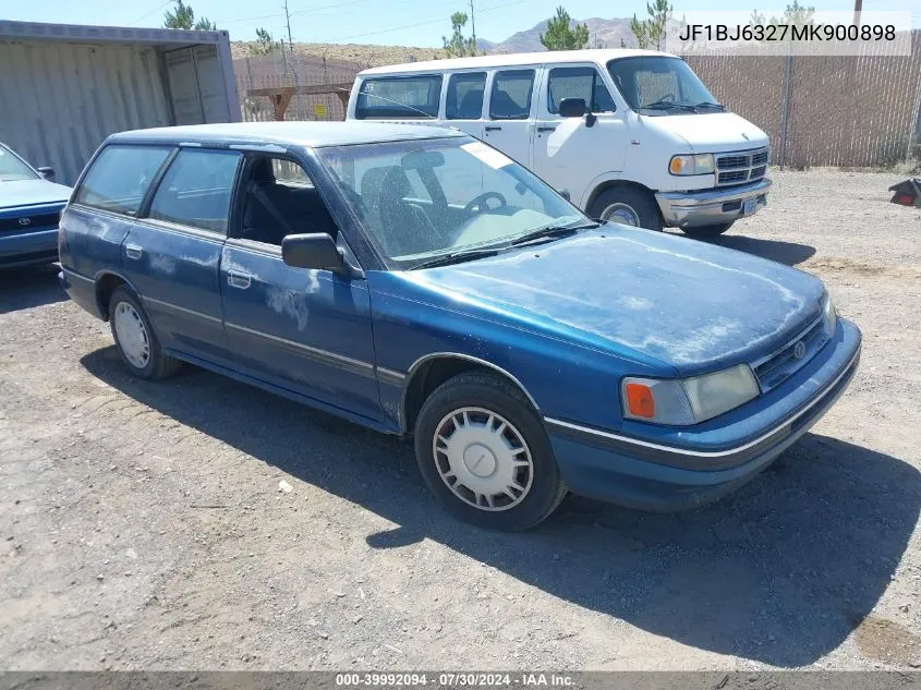 1991 Subaru Legacy L VIN: JF1BJ6327MK900898 Lot: 39992094