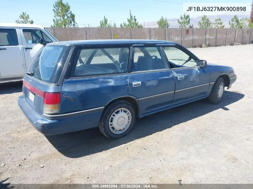 1991 Subaru Legacy L VIN: JF1BJ6327MK900898 Lot: 39992094