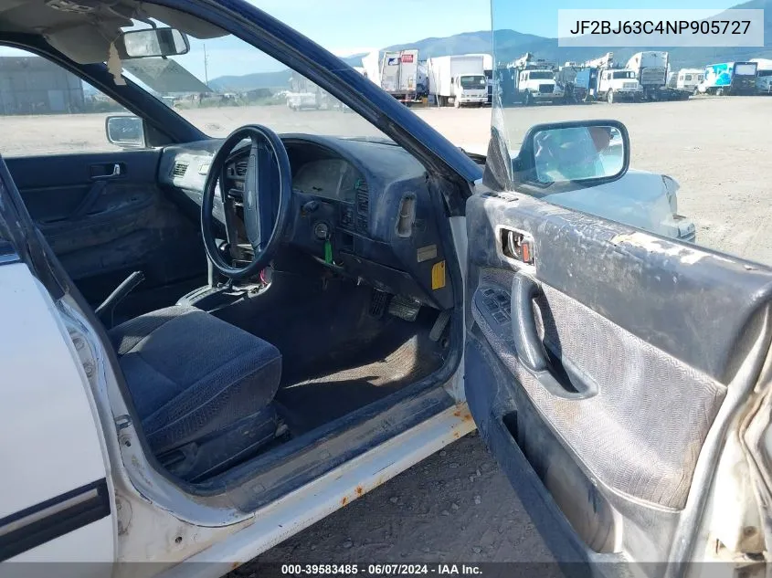 JF2BJ63C4NP905727 1992 Subaru Legacy L/Hx/Px/Rx