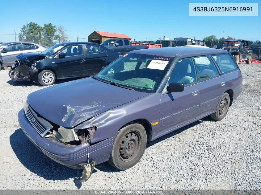 1992 Subaru Legacy L VIN: 4S3BJ6325N6916991 Lot: 40286485