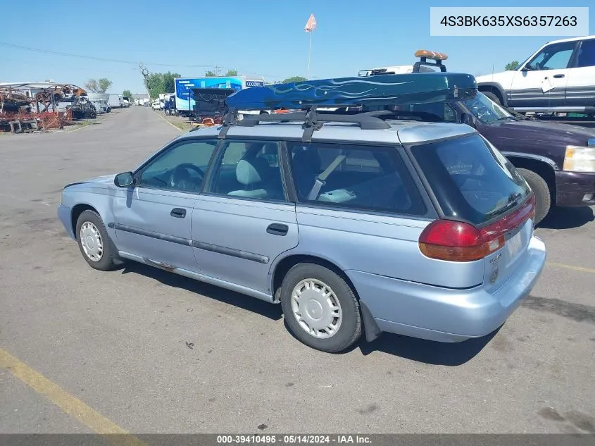 1995 Subaru Legacy L/Outback VIN: 4S3BK635XS6357263 Lot: 39410495