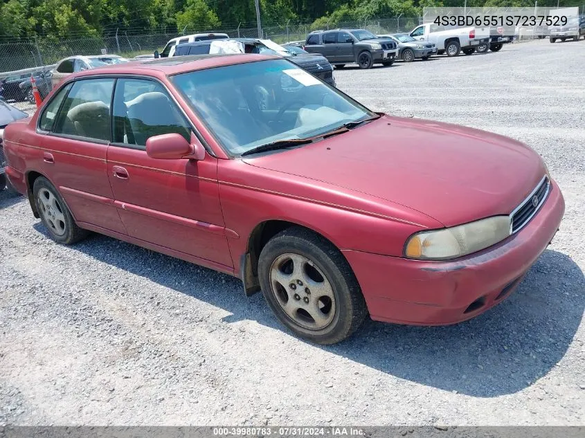 1995 Subaru Legacy Ls/Lsi VIN: 4S3BD6551S7237529 Lot: 39980783