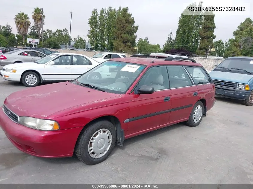 1995 Subaru Legacy L/Outback VIN: 4S3BK6356S7328482 Lot: 39986886