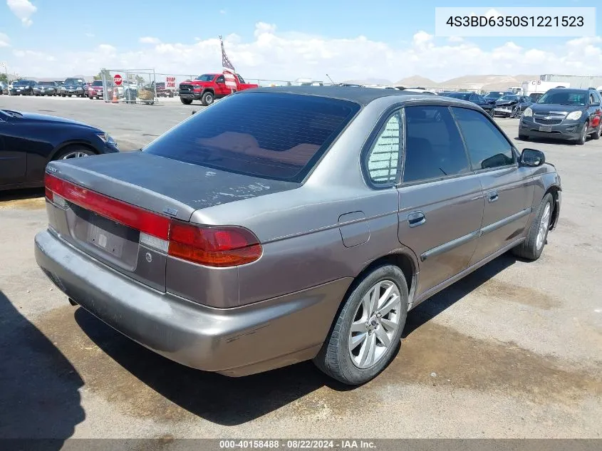 1995 Subaru Legacy L VIN: 4S3BD6350S1221523 Lot: 40158488