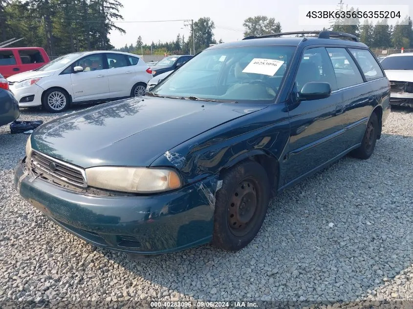 1995 Subaru Legacy L/Outback VIN: 4S3BK6356S6355204 Lot: 40283096