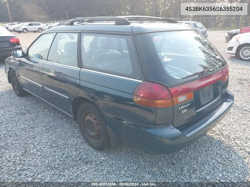 4S3BK6356S6355204 1995 Subaru Legacy L/Outback