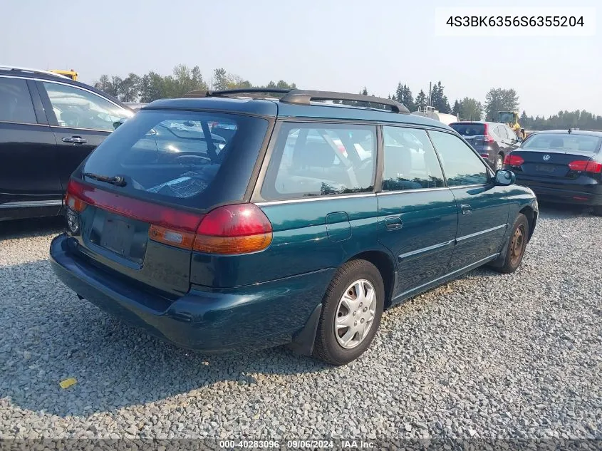 1995 Subaru Legacy L/Outback VIN: 4S3BK6356S6355204 Lot: 40283096