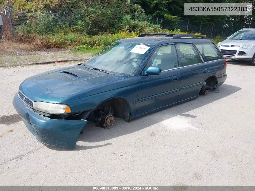 1995 Subaru Legacy Ls/Lsi VIN: 4S3BK6550S7322383 Lot: 40318009