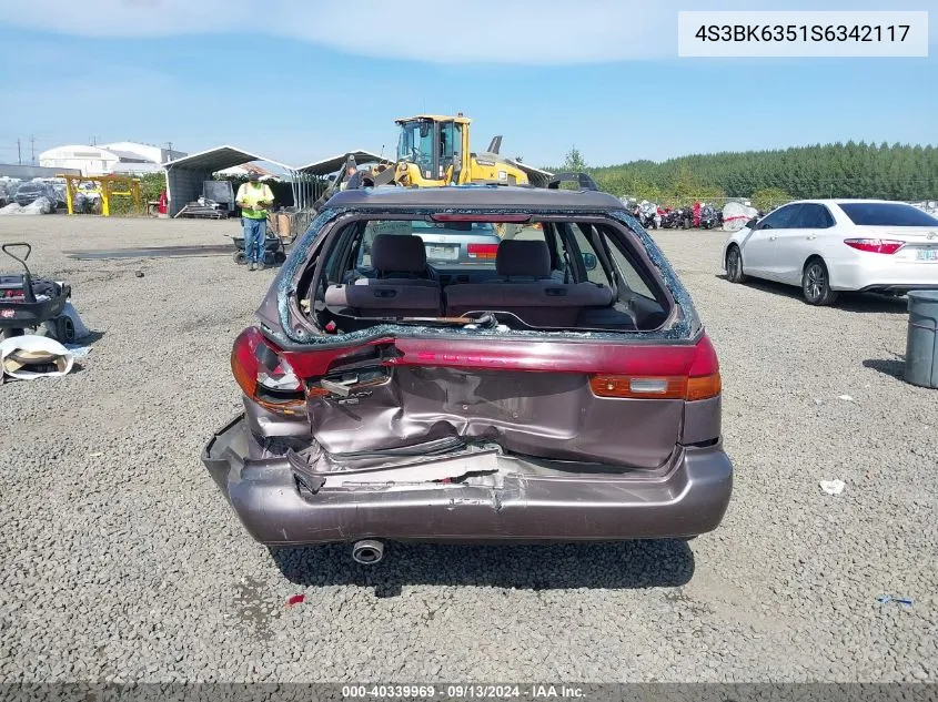 4S3BK6351S6342117 1995 Subaru Legacy L/Outback