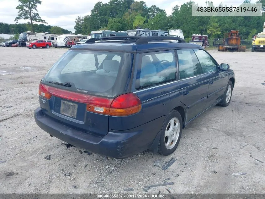 1995 Subaru Legacy Ls/Lsi VIN: 4S3BK6555S7319446 Lot: 40355337