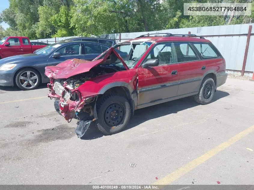 1996 Subaru Legacy Outback VIN: 4S3BG6852T7984884 Lot: 40100249