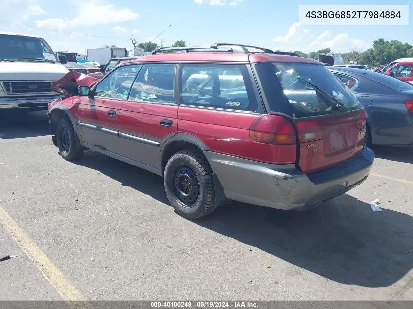 1996 Subaru Legacy Outback VIN: 4S3BG6852T7984884 Lot: 40100249