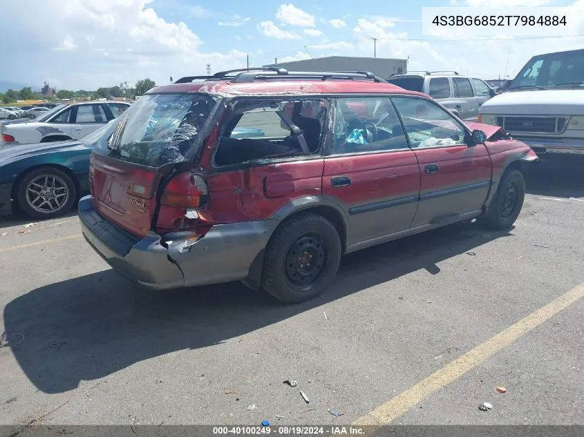 1996 Subaru Legacy Outback VIN: 4S3BG6852T7984884 Lot: 40100249