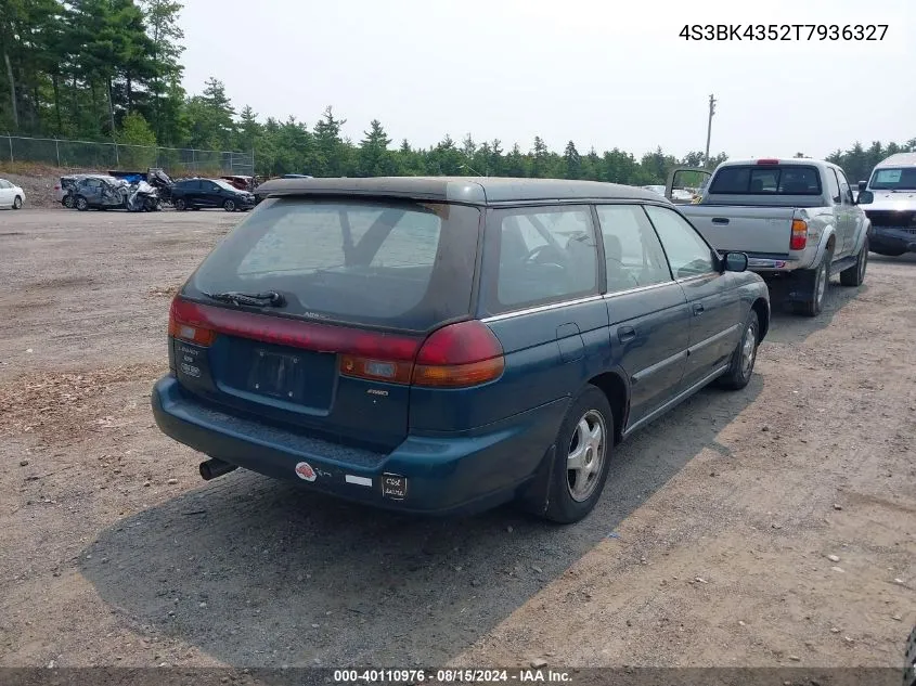 1996 Subaru Legacy L VIN: 4S3BK4352T7936327 Lot: 40110976