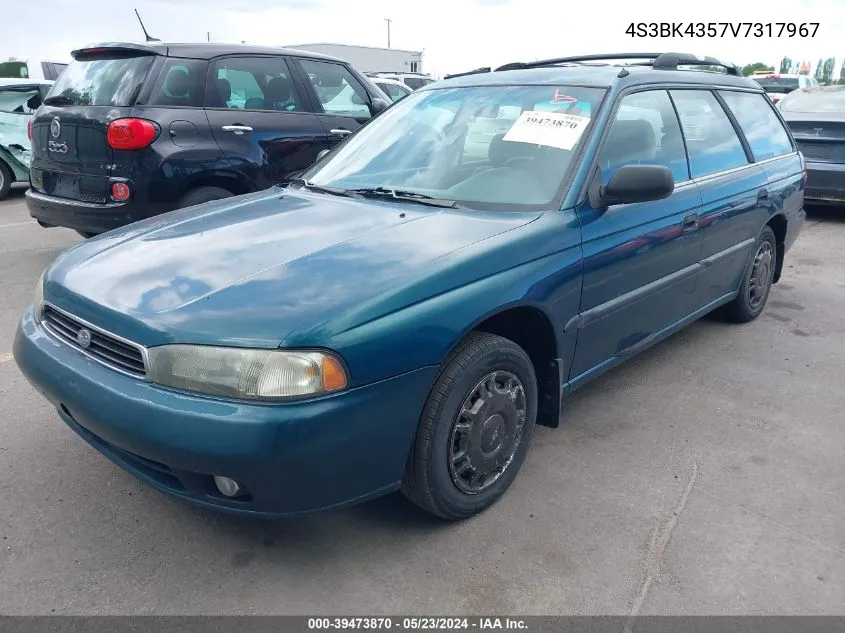 4S3BK4357V7317967 1997 Subaru Legacy L/Postal Right-Hand Drive