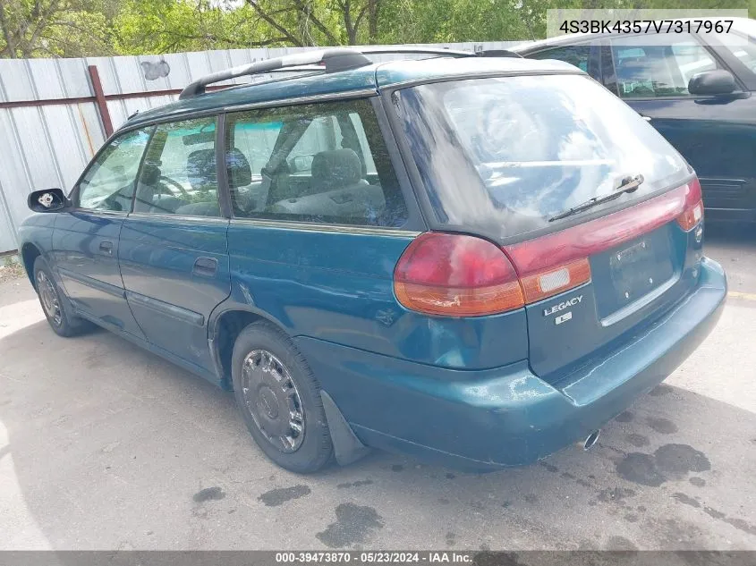 4S3BK4357V7317967 1997 Subaru Legacy L/Postal Right-Hand Drive