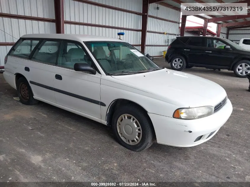 1997 Subaru Legacy L/Postal Right-Hand Drive VIN: 4S3BK4355V7317319 Lot: 39928592