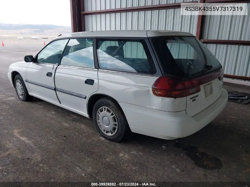 1997 Subaru Legacy L/Postal Right-Hand Drive VIN: 4S3BK4355V7317319 Lot: 39928592