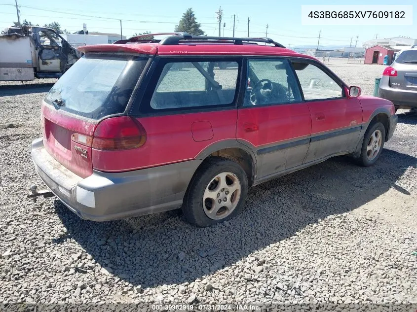 1997 Subaru Legacy Outback/Outback Limited VIN: 4S3BG685XV7609182 Lot: 39982919