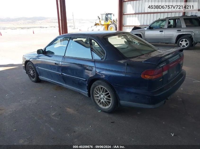 1997 Subaru Legacy Gt VIN: 4S3BD6757V7214211 Lot: 40259576