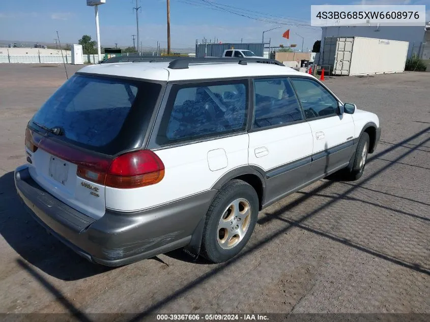 1998 Subaru Legacy Outback/Outback Limited/Outback Sport VIN: 4S3BG685XW6608976 Lot: 39367606