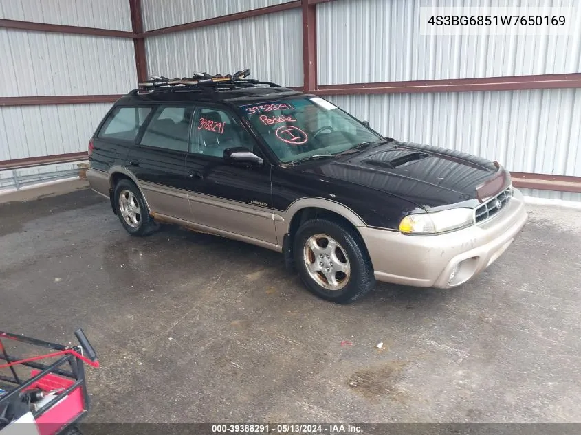 4S3BG6851W7650169 1998 Subaru Legacy Outback/Outback Limited/Outback Sport