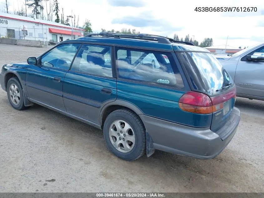 4S3BG6853W7612670 1998 Subaru Legacy Outback/Outback Limited/Outback Sport