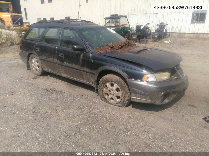 1998 Subaru Legacy Outback/Outback Limited/Outback Sport VIN: 4S3BG6858W7618836 Lot: 40043372